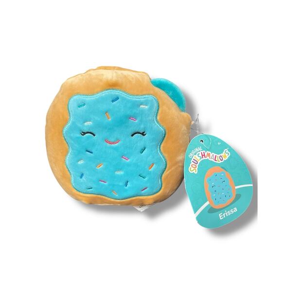 Squishmallows Erissa Blueberry Pop Tart Pastry Stuffed Animal Nursery Gift 6" - Picture 3 of 9